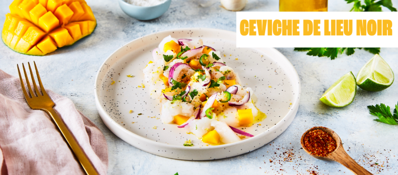 Ceviche de lieu noir